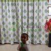 Two Shade Green Curtain