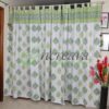 Two Shade Green Curtain