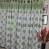 Two Shade Green Curtain