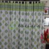 Two Shade Green Curtain