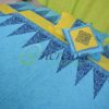 Sky blue Yellow Bed Cover