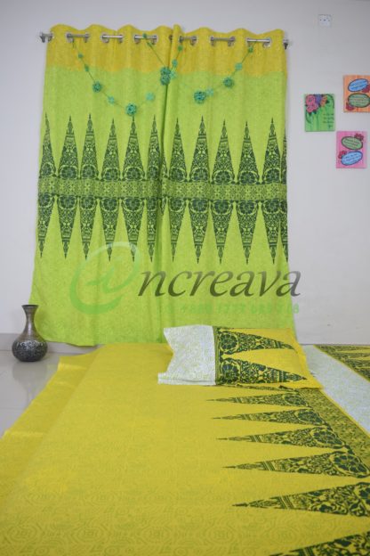 Yellow Bed cover