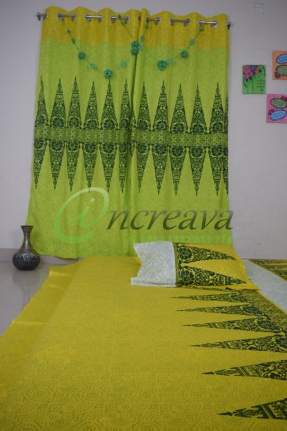 Yellow Bed cover