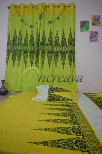 Yellow Bed cover