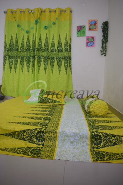 Yellow Bed cover