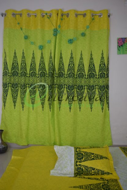 Yellow Bed cover