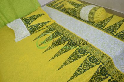 Yellow Bed cover