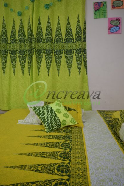 Yellow Bed cover