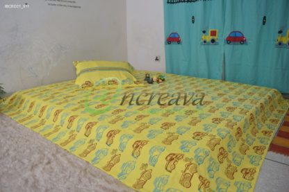 Yellow Car Bed Cover