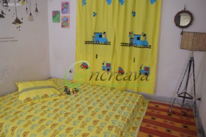 Yellow Car Bed Cover