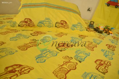 Yellow Car Bed Cover