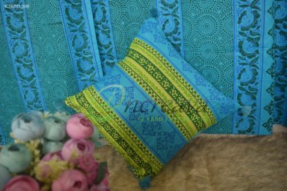 Lemon Sky Blue Curtain