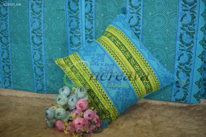 Lemon Sky Blue Curtain