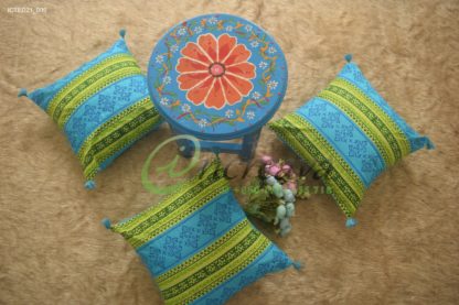 Lemon Sky Blue Curtain