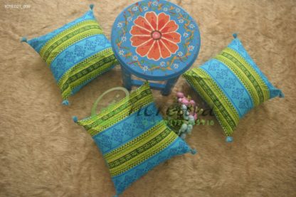 Lemon Sky Blue Curtain