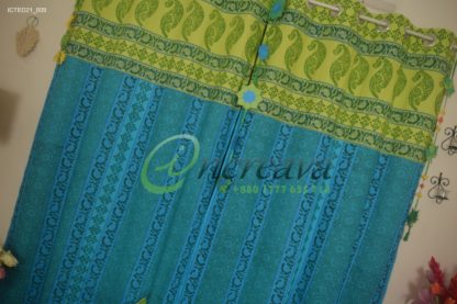 Lemon Sky Blue Curtain