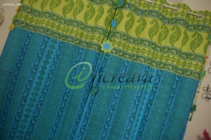 Lemon Sky Blue Curtain