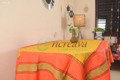 Orange Mastered Table cover