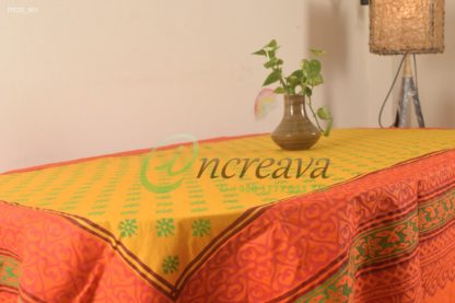 Orange Mastered Table cover