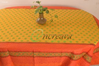 Orange Mastered Table cover