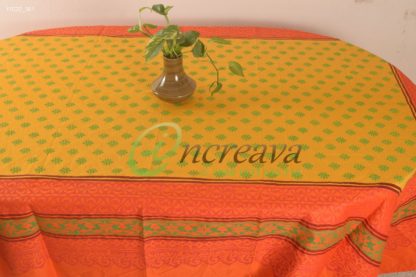 Orange Mastered Table cover
