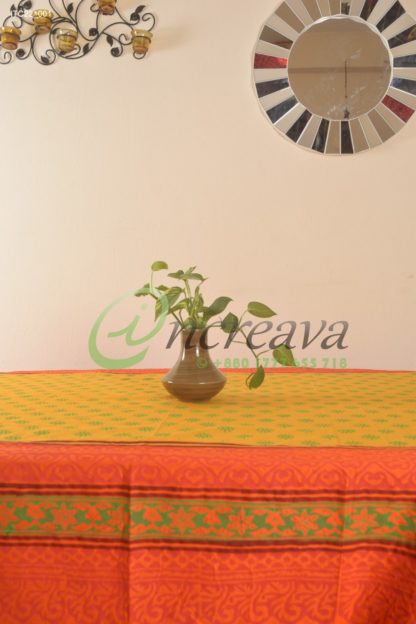 Orange Mastered Table cover