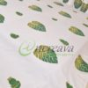 White Monstera Cactus Bed cover