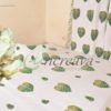 White Monstera Cactus Bed cover