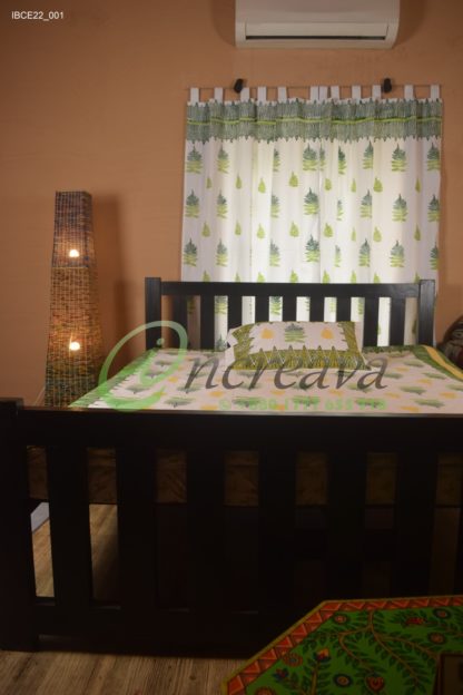 White Fern bed cover