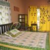 White Fern bed cover