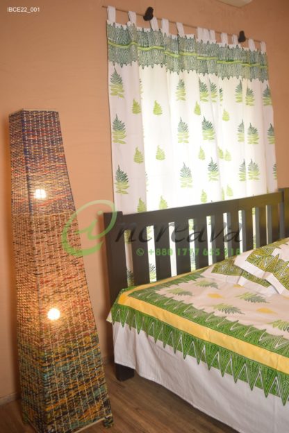 White Fern bed cover