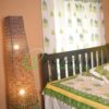 White Fern bed cover
