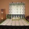 White Fern bed cover2