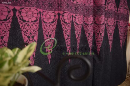 Black Magenta Curtain