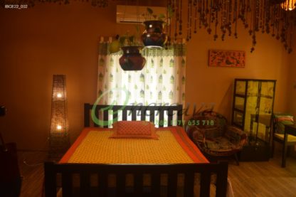 Orange Mastered bed cover