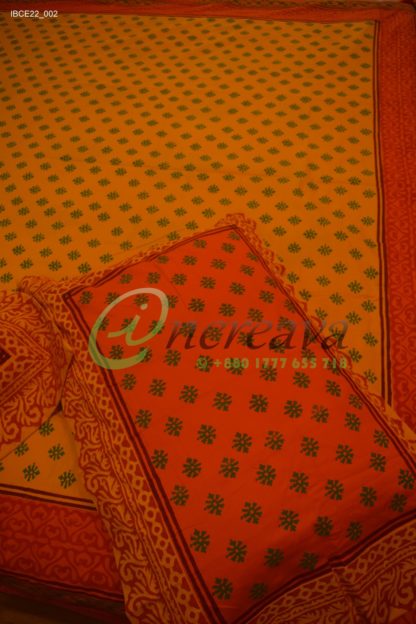 Orange Mastered bed cover