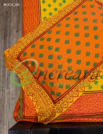 Orange Mastered bed cover