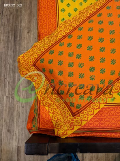 Orange Mastered bed cover