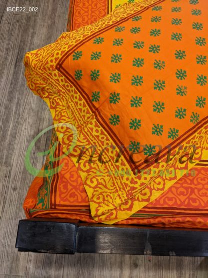 Orange Mastered bed cover