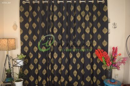 Black Biscuit Curtain