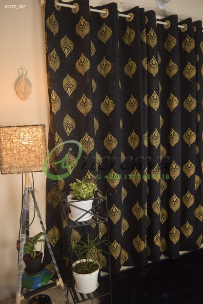 Black Biscuit Curtain