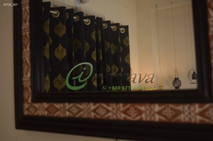 Black Biscuit Curtain
