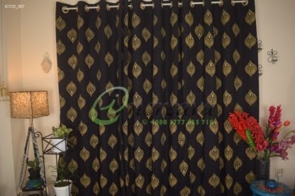 Black Biscuit Curtain