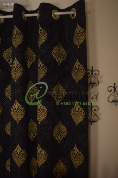 Black Biscuit Curtain