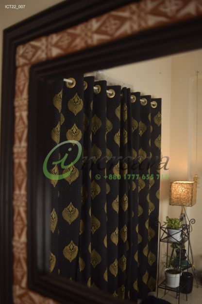 Black Biscuit Curtain