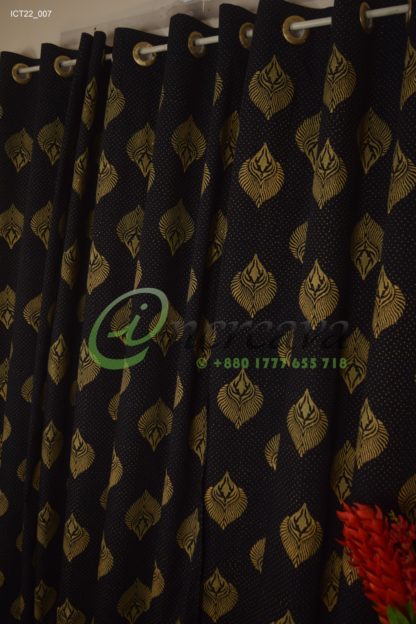 Black Biscuit Curtain