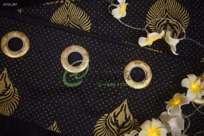 Black Biscuit Curtain