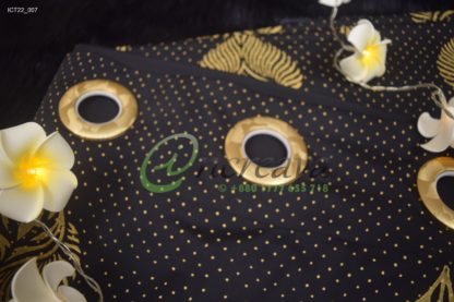 Black Biscuit Curtain