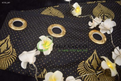 Black Biscuit Curtain
