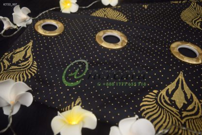 Black Biscuit Curtain
